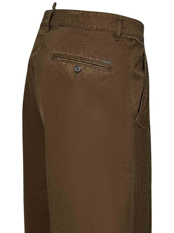 Pantaloni Big Chino Ampi Strappati