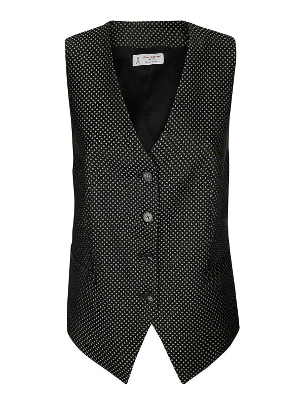 Cravatta Gilet In Viscosa