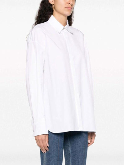 Camicia Oversize Con Spalla Arrotondata