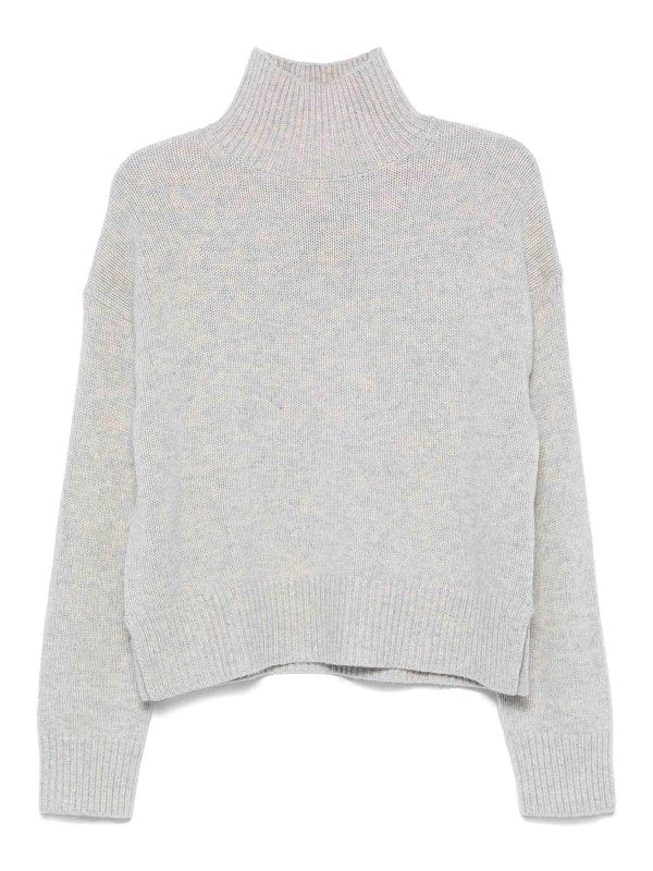 Maglia A Collo Alto In Misto Cashmere