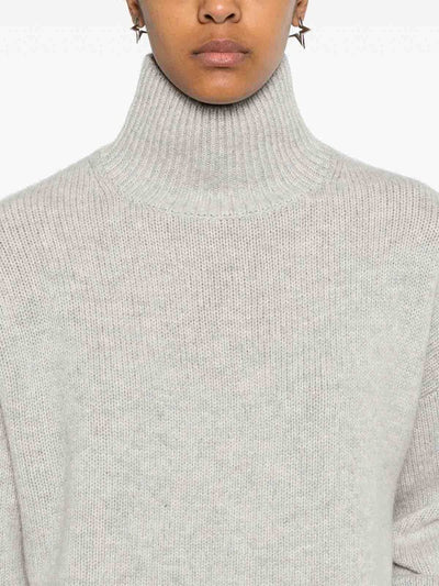 Maglia A Collo Alto In Misto Cashmere