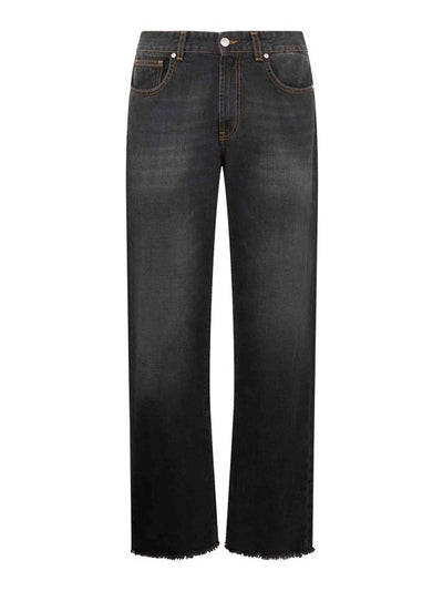 Pantaloni Dritti In Denim Wirdo