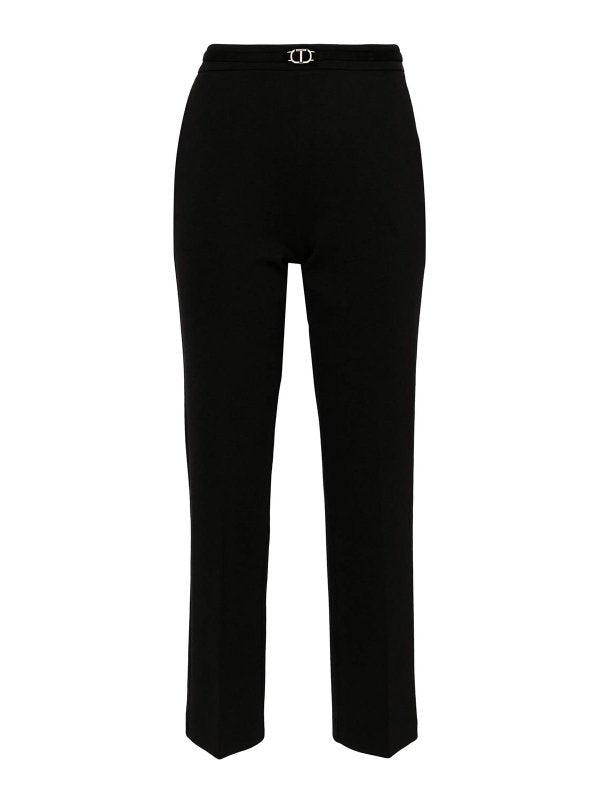 Pantaloni In Viscosa Stretch