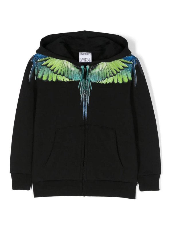 Felpa Con Zip Intera Icon Wings