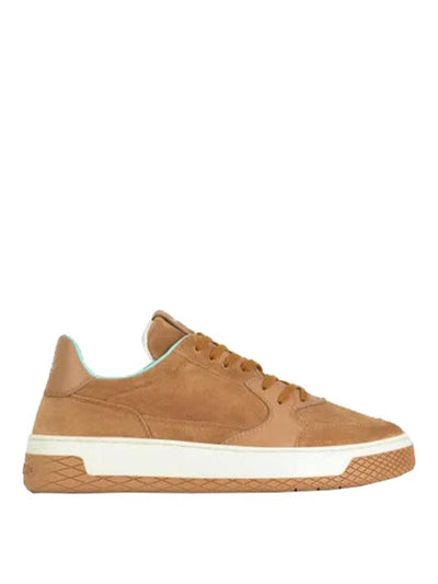 Low-top Sneaker In Suede E Pelle