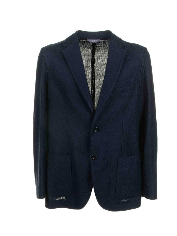 Giacca Monopetto Blu Navy