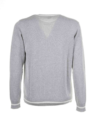 Maglia Girocollo Grigio Chiaro