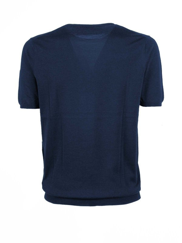 T-shirt Girocollo Blu