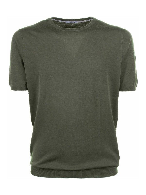 T-shirt Girocollo Verde