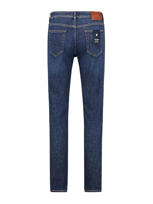 Jeans Slim Fit In Denim Scuro