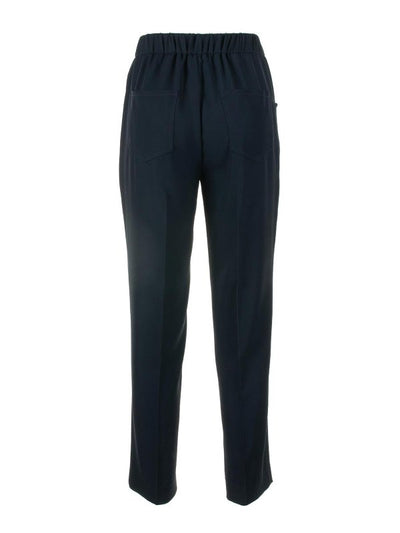 Pantalone Blu Navy Elastico