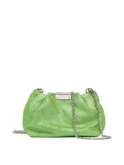 Pochette Perla Glitterata Verde