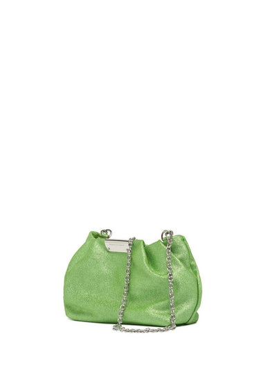 Pochette Perla Glitterata Verde