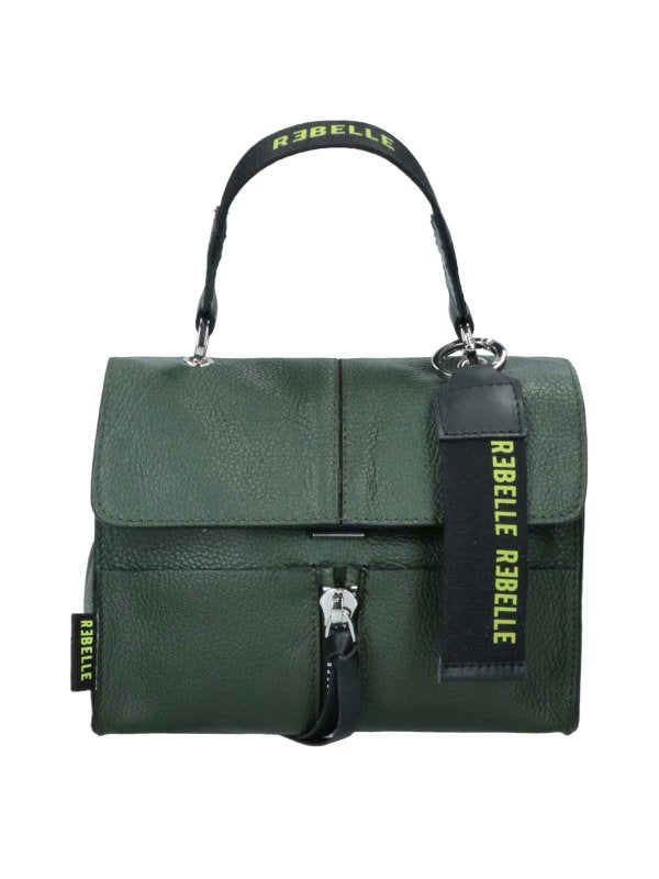 Mini Bag Chloe Satchel Verde In Pelle