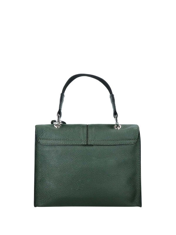 Mini Bag Chloe Satchel Verde In Pelle