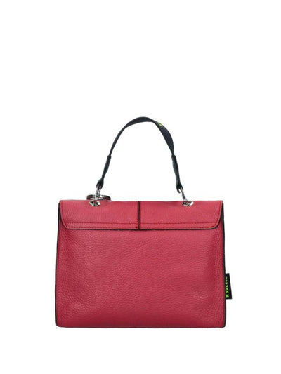 Mini Bag Chloe Satchel Rouge In Pelle