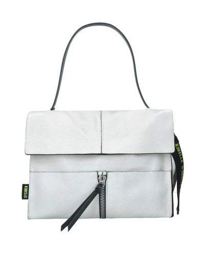 Borsa A Spalla Chloe Satchel Bianco In Pelle