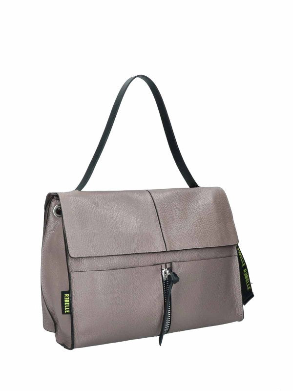 Borsa A Spalla Chloe Satchel L Grigio