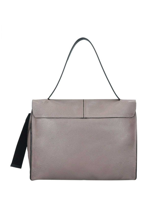 Borsa A Spalla Chloe Satchel L Grigio