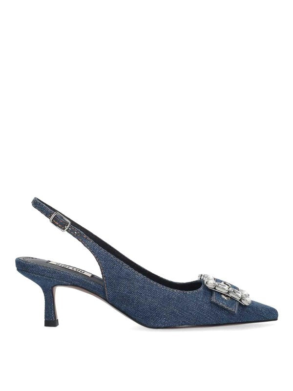 Bibi Lou Chanel Slingback Denim