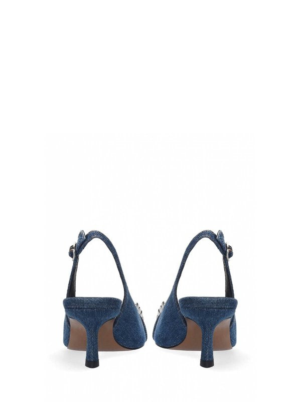 Bibi Lou Chanel Slingback Denim