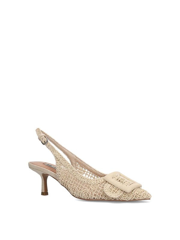 Slingback Bibi Lou Chanel In Macram Beige