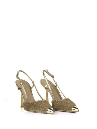 Slingback Chanel Oro