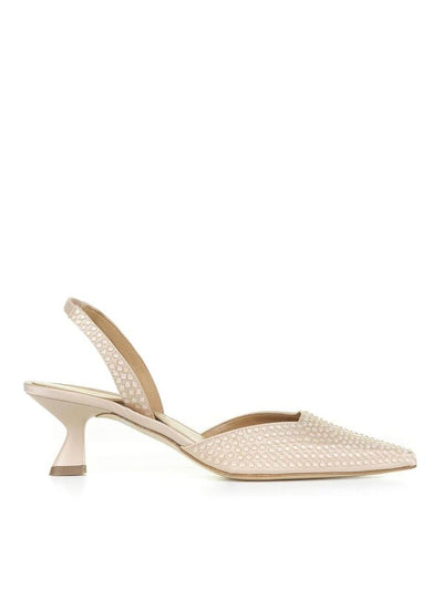 Décolleté Slingback In Raso