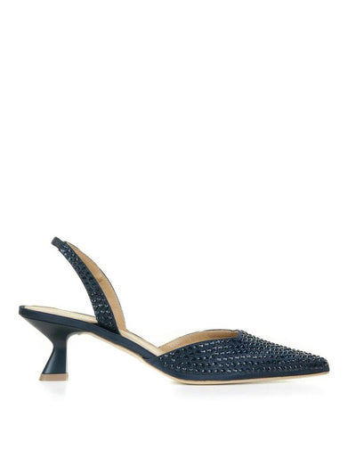 Décolleté Slingback In Raso