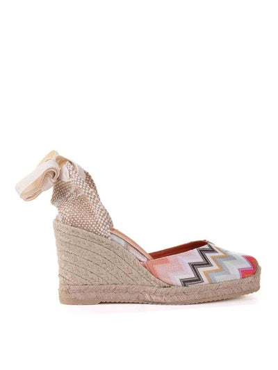 Espadrillas In Tessuto Chevron