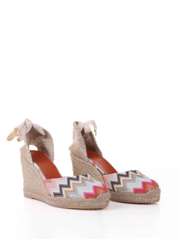 Espadrillas In Tessuto Chevron