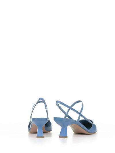 Chanel Slingback In Nappa Azzurro