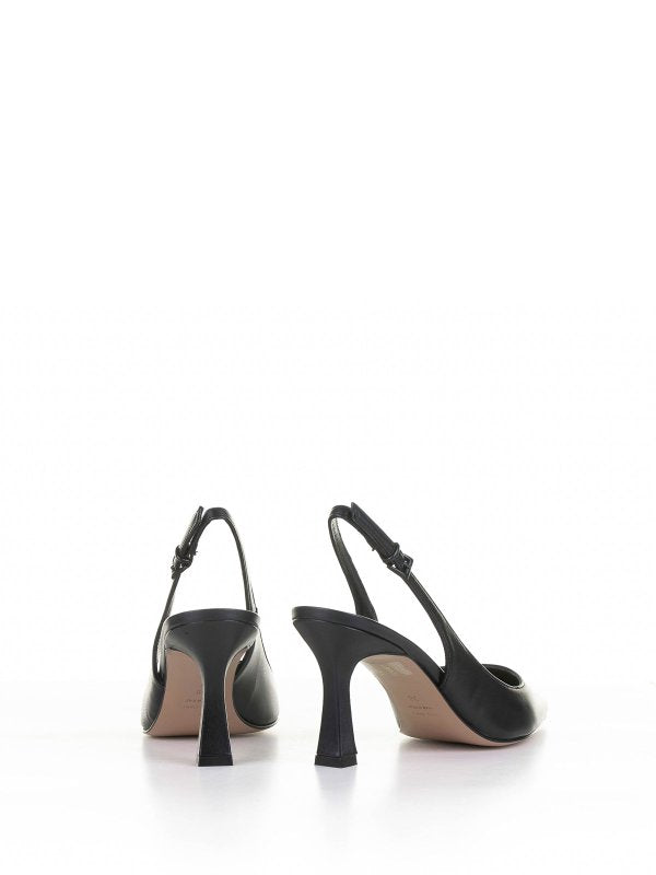 Slingback Chanel In Nappa Nero