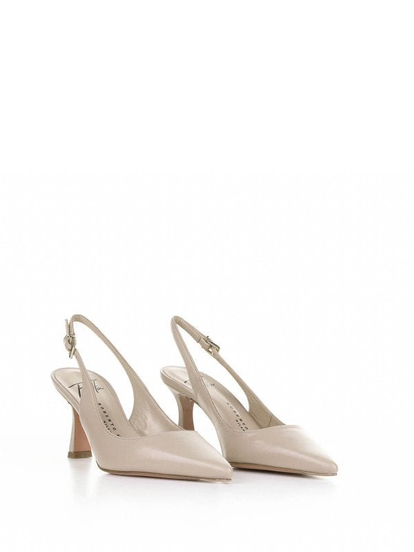 Chanel Slingback In Nappa Color Carne