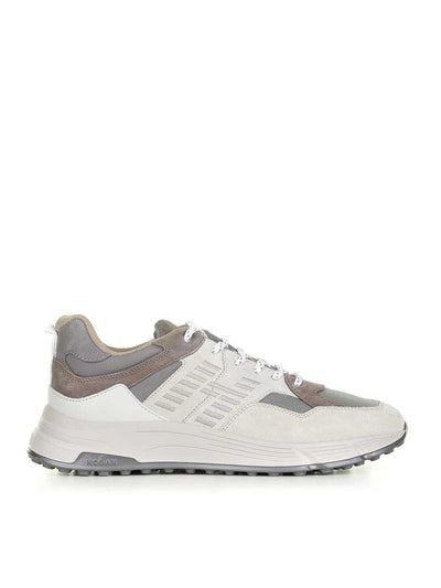 Sneaker Hyperlight Beige In Camoscio