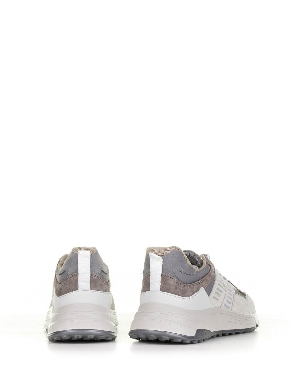 Sneaker Hyperlight Beige In Camoscio