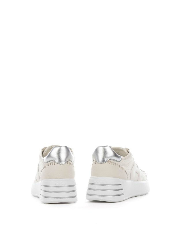 Sneakers Rebel Bianco In Tessuto Boucl