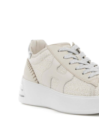 Sneakers Rebel Bianco In Tessuto Boucl