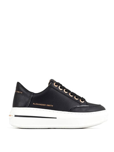 Sneaker Lancaster In Pelle Nero