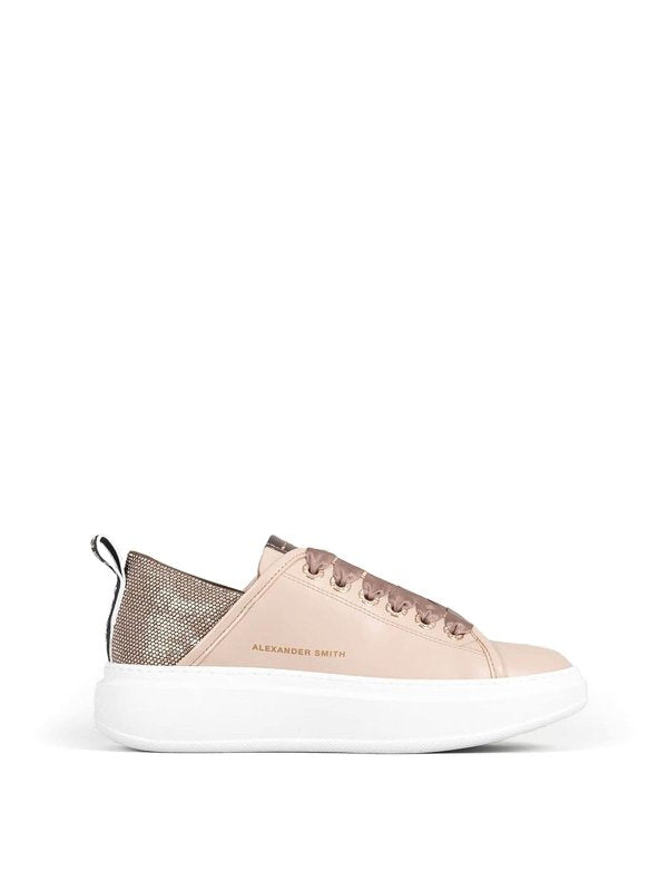 Sneaker Wembley Cipria In Pelle