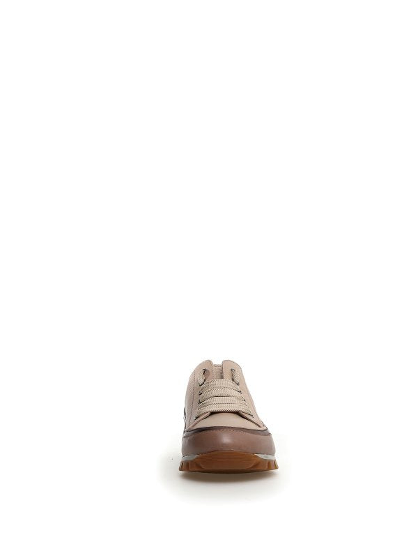 Sneaker Beige In Nappa