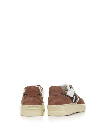 Sneakers H630 Marrone In Pelle