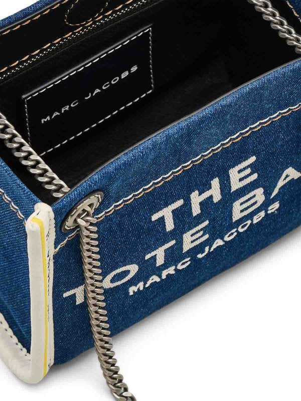 La Borsa Tote A Tracolla Con Catena Di Jeans