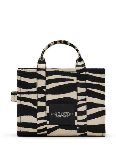 Borsa Tote Con Stampa Zebrata