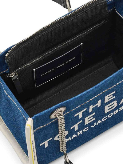 La Borsa Tote Piccola Con Catena Di Jeans