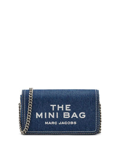 La Mini Borsa Con Catena In Denim