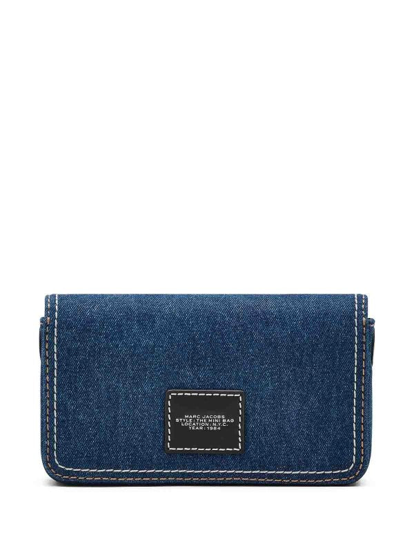 La Mini Borsa Con Catena In Denim