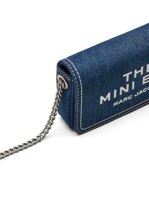 La Mini Borsa Con Catena In Denim