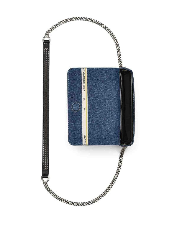 La Mini Borsa Con Catena In Denim