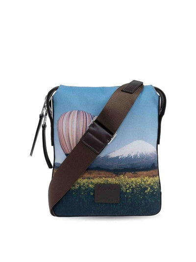 Borsa A Tracolla Con Stampa Fuji